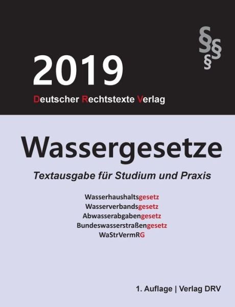 Cover for Drv · Wassergesetze (Bok) (2019)