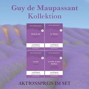 Cover for Guy de Maupassant · Guy de Maupassant Kollektion (Bücher + 4 Audio-CDs) - Lesemethode von Ilya Frank (Buch) (2023)