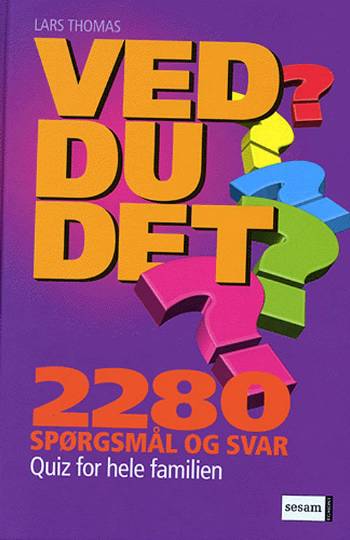 Cover for Lars Thomas · Ved du det? (Bound Book) [1st edition] (2005)