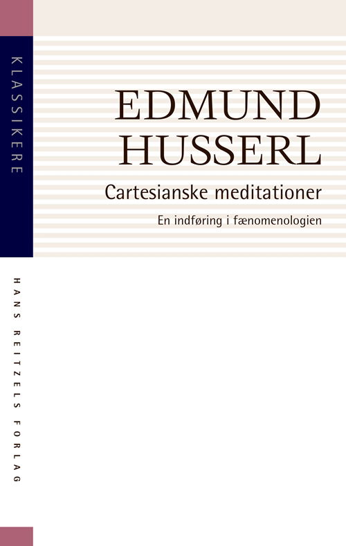 Cover for Edmund Husserl · Klassikere: Cartesianske meditationer (Sewn Spine Book) [2. Painos] (2019)