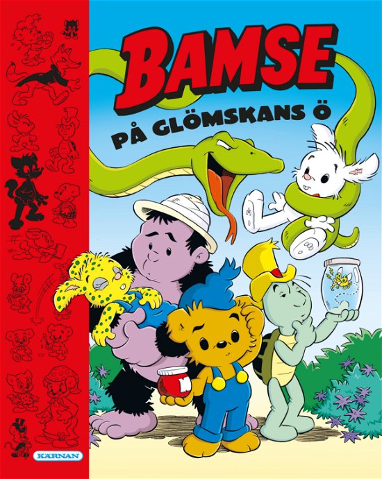 Cover for Jimmy Wallin · Bamse Glömskans ö (Landkart) (2023)