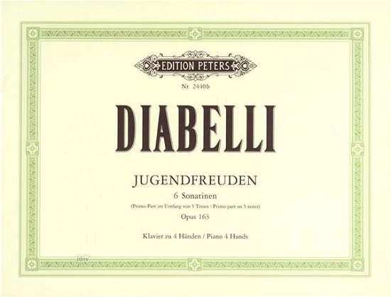 Cover for Anton Diabelli · Jugendfreuden Op.163: 6 Sonatinas for Piano Duet Op. 163 (Sheet music) (2001)
