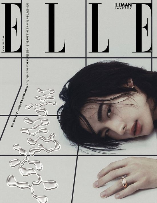 Cover for HYUNJIN (STRAY KIDS) · ELLE KOREA MAY 2024 (tidskrift) [A edition] (2024)