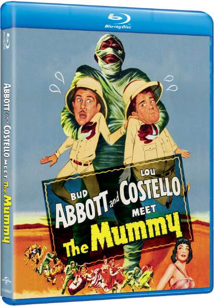 Cover for Abbott &amp; Costello Meet the Mummy (Blu-ray) (2017)