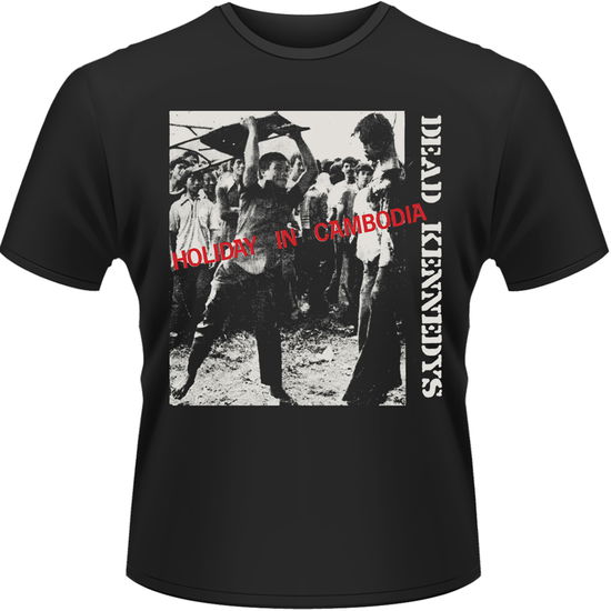 Cover for Dead Kennedys · Holiday in Cambodia (T-shirt) [size S] [Black edition] (2014)