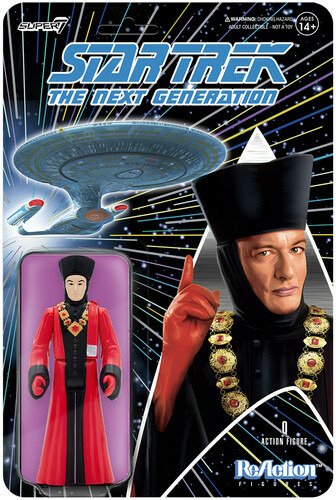 Star Trek: The Next Generation Reaction Figure Wave 2 - Q - Star Trek: the Next Generation - Mercancía - SUPER 7 - 0840049815391 - 25 de noviembre de 2022