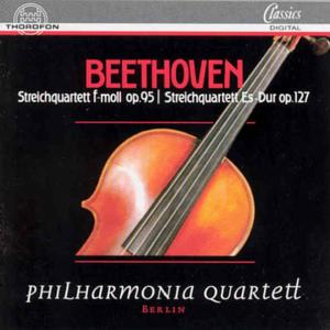 String Quartets - Beethoven / Philharmonia Quartet - Muziek - THOR - 4003913122391 - 21 januari 1997