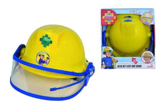 Brandmand Sam Arbejdshjelm m/lys, lyd og justerende strop - Tysk version - Simba - Produtos - Simba Toys - 4006592043391 - 20 de março de 2021