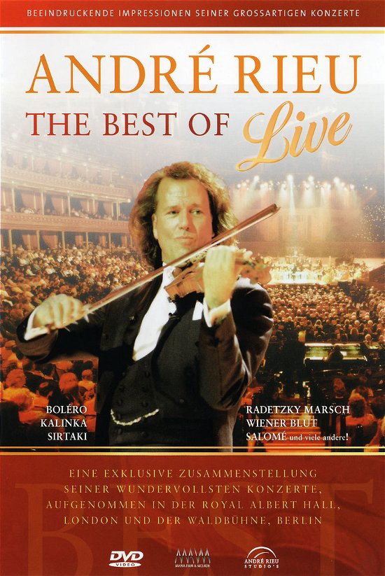 Cover for André Rieu · Andre Rieu the Best of Live (DVD) [Live edition] (2003)