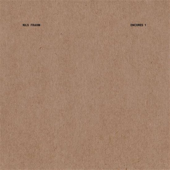 Cover for Nils Frahm · Encores 1 (LP) (2018)