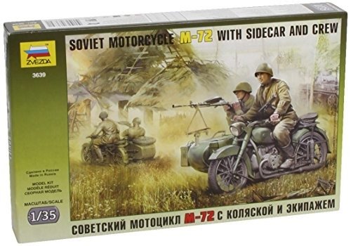 Cover for Zvezda · ZVEZDA - 1/35 Soviet Wwii Motorcycle M-72 (Spielzeug)
