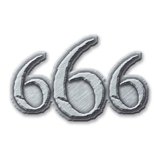 Cover for Generic · Generic Pin Badge: 666 (Retail Pack) (Badge)