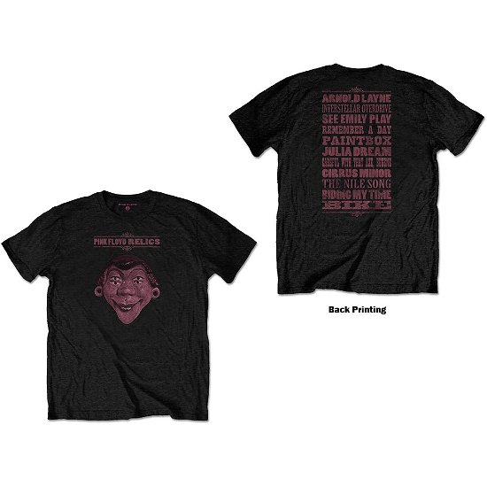 Pink Floyd Unisex T-Shirt: Relics (Back Print) - Pink Floyd - Produtos -  - 5056368637391 - 