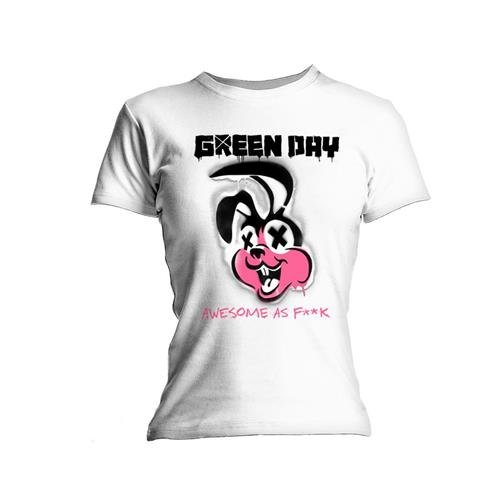 Green Day Ladies T-Shirt: Road Kill (Skinny Fit) - Green Day - Merchandise - Unlicensed - 5056368666391 - 21. marts 2011
