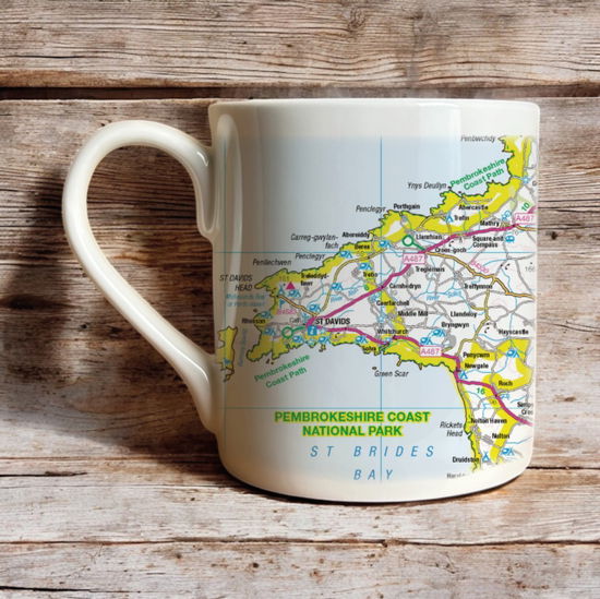 Cover for OS Map Bone China Mug - Pembrokeshire Coast National Park (MERCH) (2025)
