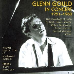 Cover for Glenn Gould · In Concert 1951-1960 West Hill Klassisk (CD) (2011)