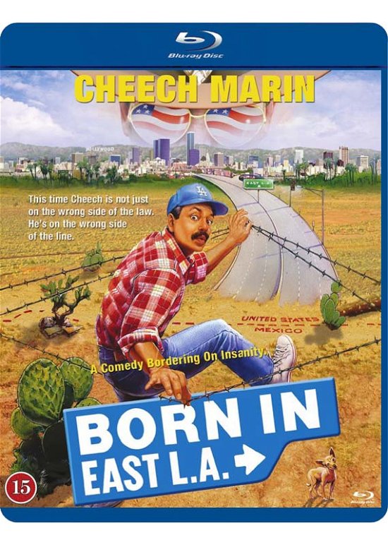 Cover for Born in East L.a. (Blu-ray) (2021)