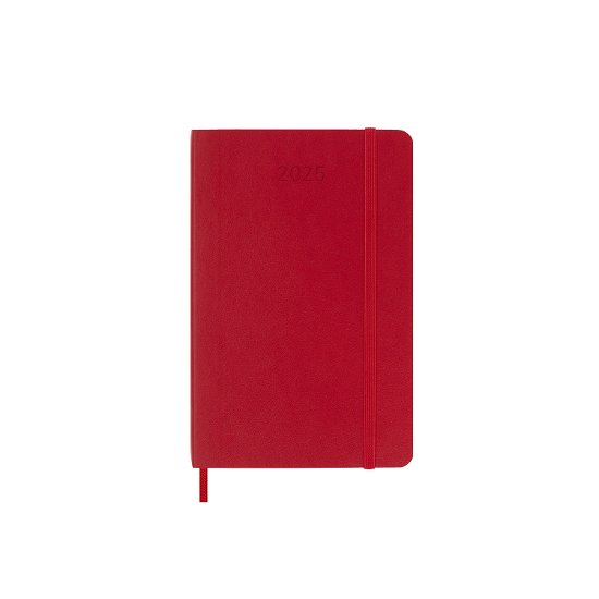 Moleskine 2025 12-Month Weekly Pocket Softcover Notebook: Scarlet Red - Moleskine - Bøger - Moleskine - 8056999270391 - 6. juni 2024