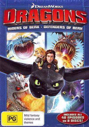Cover for Dragons Riders of Berk / Defe · Dragons: Riders of Berk / Defenders of Berk (DVD) (2015)