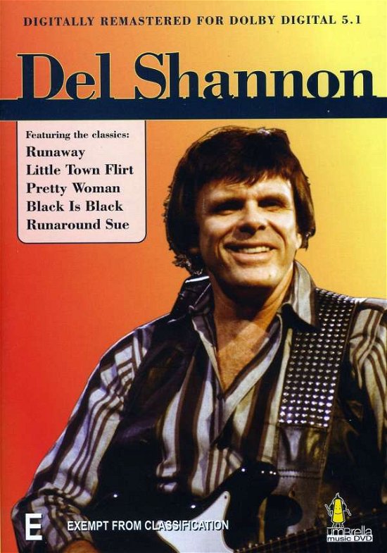 Cover for Del Shannon · Live in Sidney 1989 (DVD) (2005)