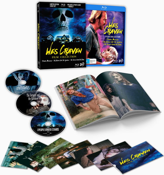 Cover for Blu-ray · Wes Craven Film Collection: Deadly Blessing / the Serpent and the Rainbow / the People Under the Stairs (Lenticular Cover + Booklet + Photo Cards) (Blu-ray) [Lenticular edition] (2024)