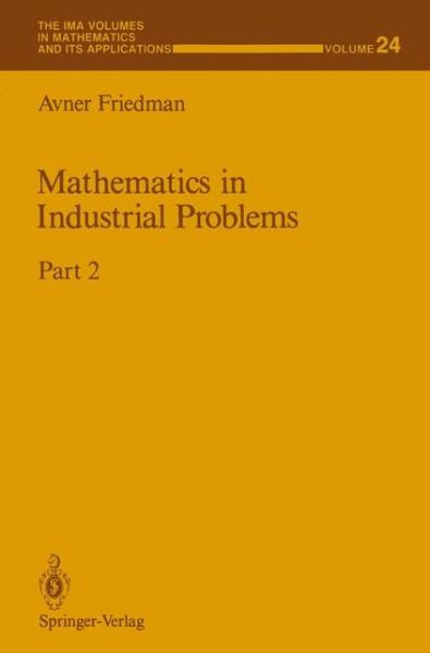 Cover for Friedman · Mathematics in Industrial Prob (Book)