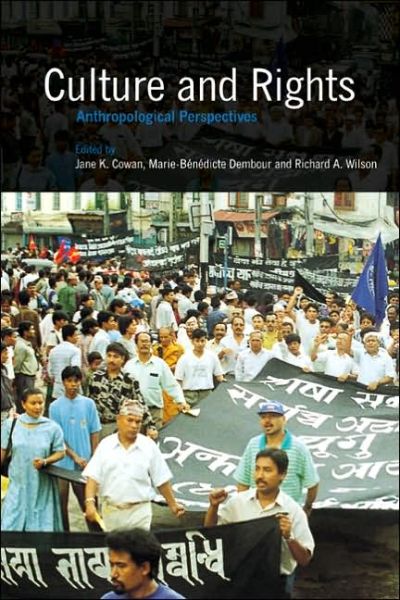 Cover for Marie-benedicte Dembour · Culture and Rights: Anthropological Perspectives (Hardcover Book) (2001)