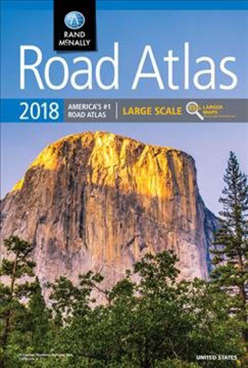 Rand McNally 2018 Large Scale Road Atlas USA - Rand McNally - Kirjat - Rand McNally - 9780528017391 - maanantai 17. huhtikuuta 2017