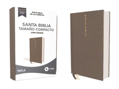 Cover for Vida Vida · NBLA Santa Biblia, Letra Grande, Tamano Compacto, Tapa dura / Tela, Gris, Edicion Letra Roja (Hardcover Book) (2021)