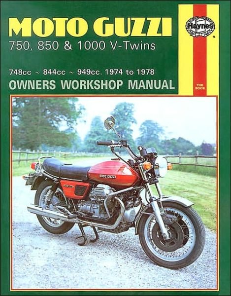 Cover for Haynes Publishing · Moto Guzzi 750, 850 &amp; 1000 V-Twins (74 - 78) (Paperback Bog) [M339 edition] (1988)