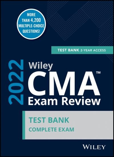 Cover for Wiley · Wiley CMA Exam Review 2022 Test Bank: Complete Exam (2-year access) (Paperback Bog) (2021)