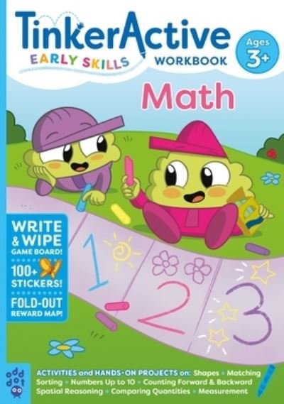 TinkerActive Early Skills Math Workbook Ages 3+ - TinkerActive Workbooks - Nathalie Le Du - Books - Odd Dot - 9781250784391 - January 3, 2023