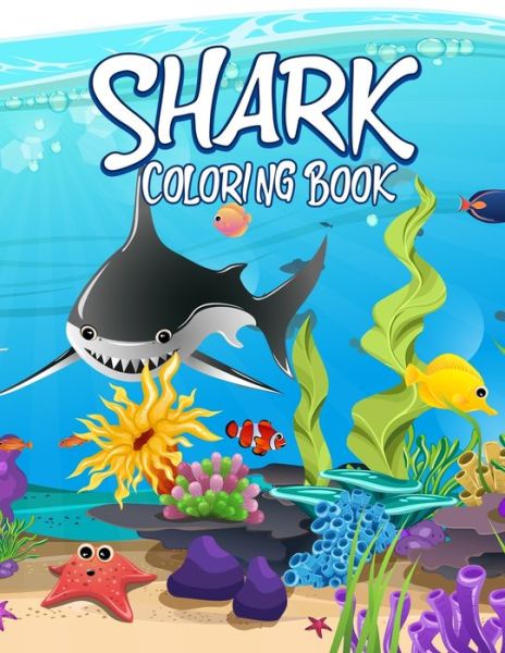 Cover for Platinum Press · Shark Coloring Book (Paperback Book) (2019)