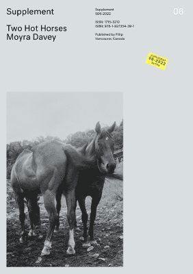 Cover for Moyra Davey · Supplement 6: Two Hot Horses (Paperback Bog) (2022)