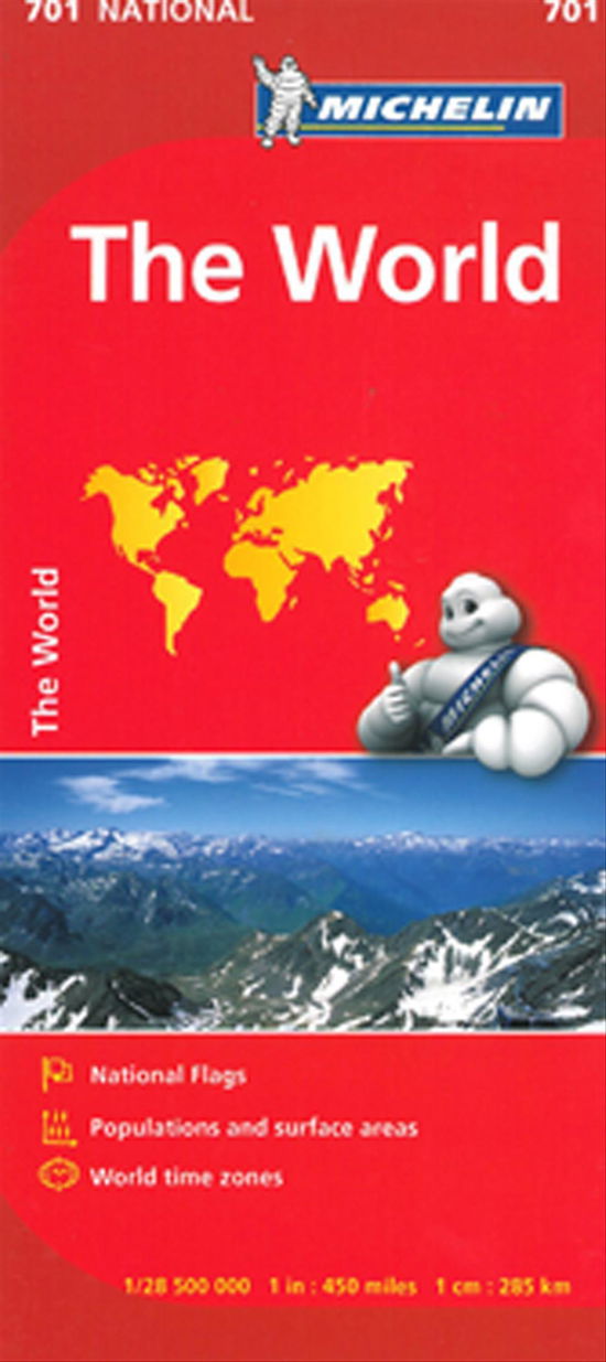 Cover for Michelin · Michelin National Maps: The World (Gebundenes Buch) (2018)