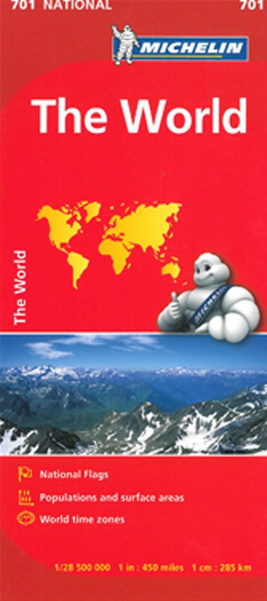 Cover for Michelin · Michelin National Maps: The World (Hardcover bog) (2018)