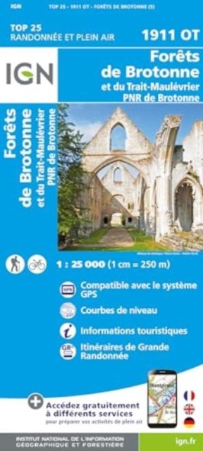 Cover for Forets de Brotonne et du Trait-Maulevrier PNR - TOP 25 (Landkarten) (2024)