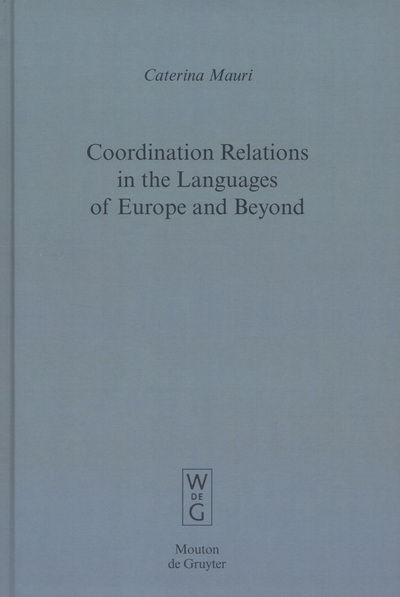 Cover for C. Mauri · Coordination Relations (Book) (2008)