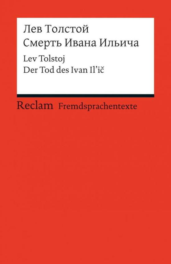 Reclam UB 19839 Tolstoj.Smert Ivana Il - Lev Tolstoj - Livres -  - 9783150198391 - 