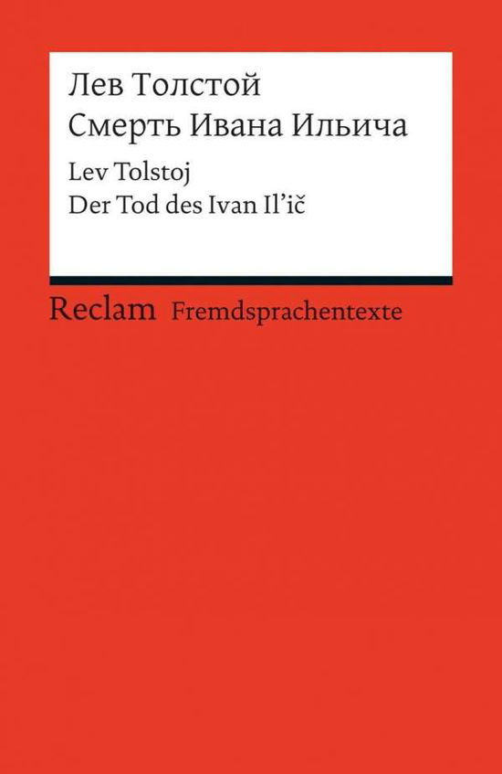 Cover for Lev Tolstoj · Reclam UB 19839 Tolstoj.Smert Ivana Il (Bok)