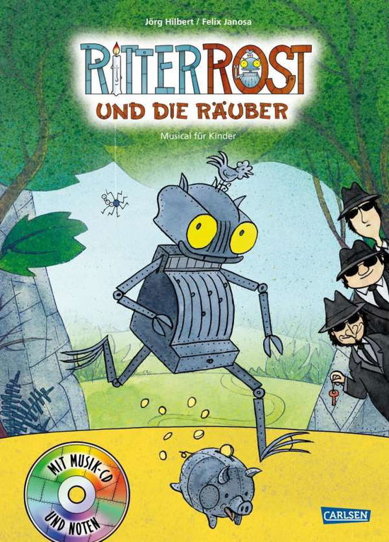 Cover for Hilbert · Ritter Rost und.Räuber,m.CD (Book)