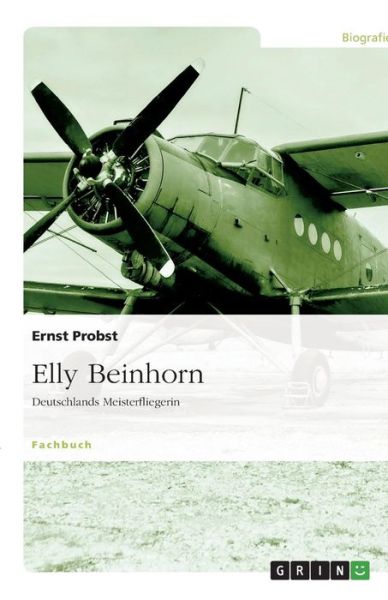 Cover for Probst · Elly Beinhorn (Book) [German edition] (2010)