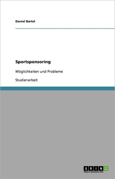 Cover for Bartel · Sportsponsoring (Book) (2010)