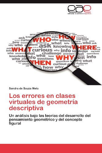 Cover for Sandra De Souza Melo · Los Errores en Clases Virtuales De Geometría Descriptiva: Un Análisis Bajo Las Teorías Del Desarrollo Del Pensamiento Geométrico Y Del Concepto Figural (Paperback Book) [Spanish edition] (2012)