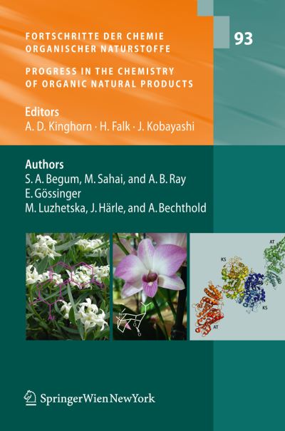 Cover for Mahendra Sahai · Fortschritte der Chemie organischer Naturstoffe / Progress in the Chemistry of Organic Natural Products, Vol. 93 - Fortschritte der Chemie organischer Naturstoffe   Progress in the Chemistry of Organic Natural Products (Hardcover Book) [2010 edition] (2010)