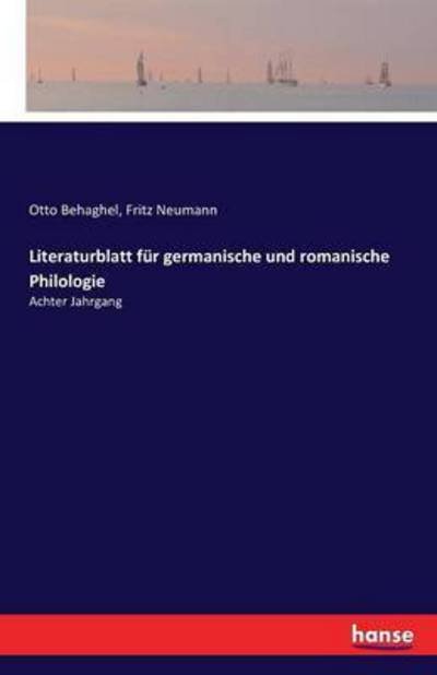 Cover for Behaghel · Literaturblatt für germanische (Book) (2016)