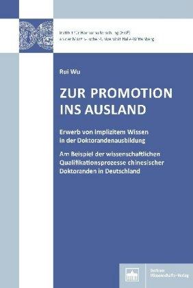 Zur Promotion ins Ausland - Wu - Książki -  - 9783830539391 - 