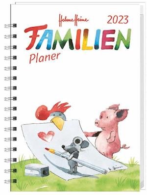 Cover for Helme Heine · Helme Heine Familienplaner-Buch A6 2023 (Paperback Bog) (2022)