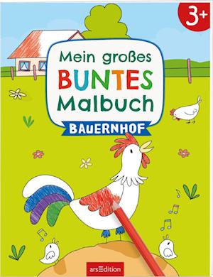 Mein GroÃŸes Buntes Malbuch Â– Bauernhof - Marlit Kraus - Książki -  - 9783845856391 - 