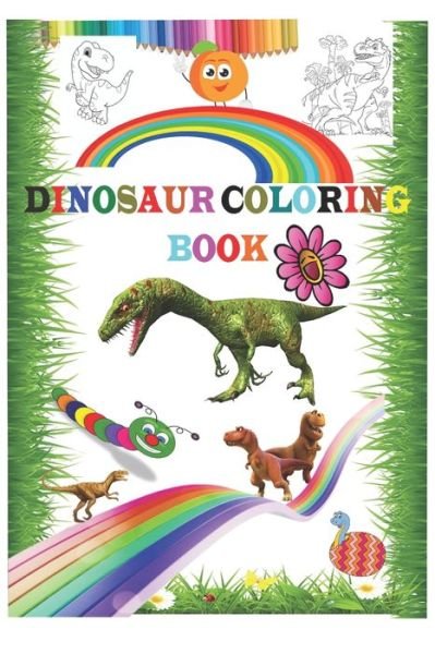 Cover for Bahri Fashion · Dinosaur Coloring Book (Paperback Bog) (2020)